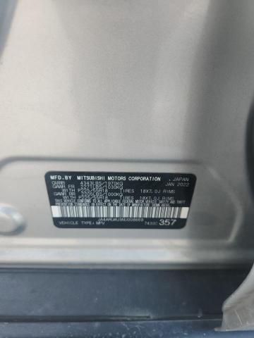 JA4ARUAU3NU008669 - 2022 MITSUBISHI OUTLANDER ES SILVER photo 13