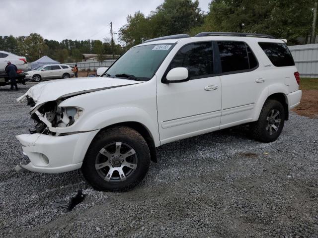 5TDZT38A53S163208 - 2003 TOYOTA SEQUOIA LIMITED WHITE photo 1