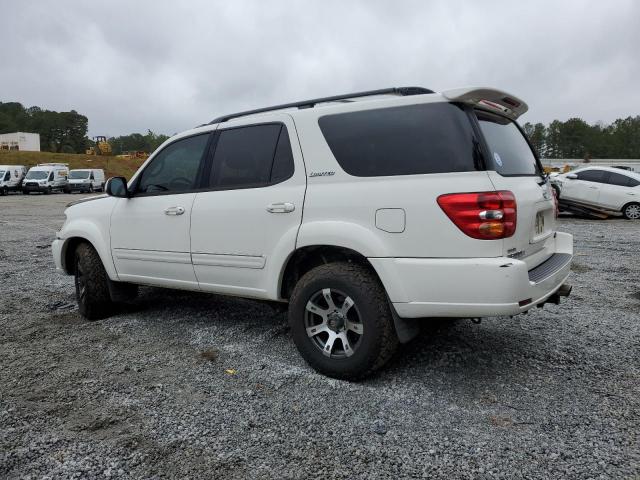 5TDZT38A53S163208 - 2003 TOYOTA SEQUOIA LIMITED WHITE photo 2