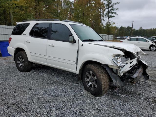 5TDZT38A53S163208 - 2003 TOYOTA SEQUOIA LIMITED WHITE photo 4