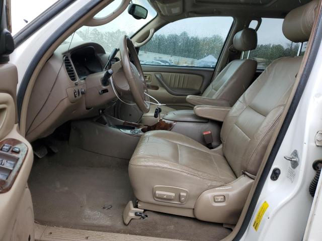 5TDZT38A53S163208 - 2003 TOYOTA SEQUOIA LIMITED WHITE photo 7