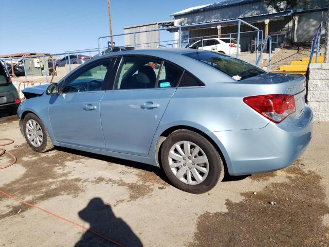 1G1PF5S93B7152914 - 2011 CHEVROLET CRUZE LT BLUE photo 2