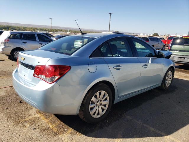 1G1PF5S93B7152914 - 2011 CHEVROLET CRUZE LT BLUE photo 3