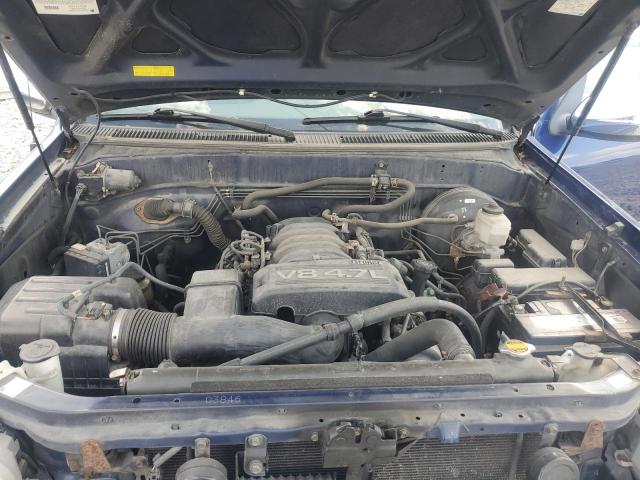 5TBDT44145S482830 - 2005 TOYOTA TUNDRA DOUBLE CAB SR5 BLUE photo 11