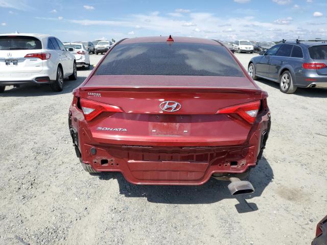 5NPE24AF8GH274019 - 2016 HYUNDAI SONATA SE ბურგუნდია ფოტო 6