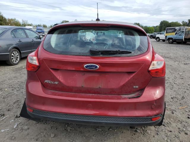1FADP3K24DL196354 - 2013 FORD FOCUS SE RED photo 6