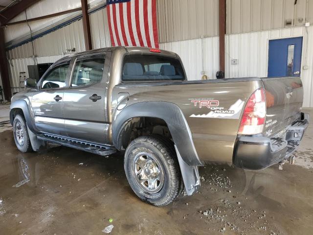 5TELU4EN7AZ718840 - 2010 TOYOTA TACOMA DOUBLE CAB BROWN photo 2