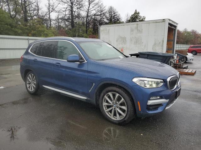 5UXTR9C56KLR06667 - 2019 BMW X3 XDRIVE30I BLUE photo 4