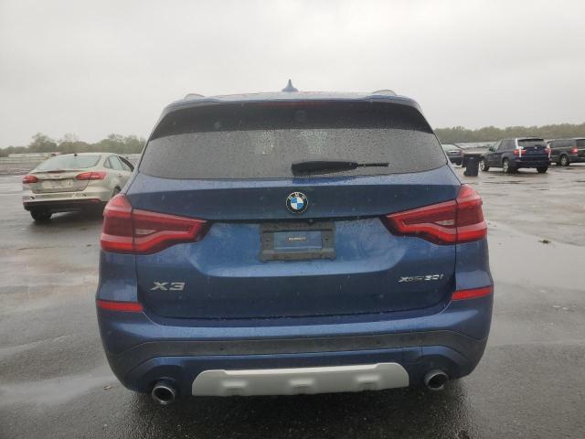 5UXTR9C56KLR06667 - 2019 BMW X3 XDRIVE30I BLUE photo 6