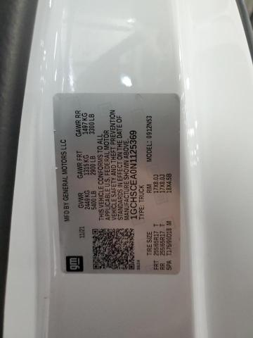 1GCHSCEA0N1125369 - 2022 CHEVROLET COLORADO LT WHITE photo 13