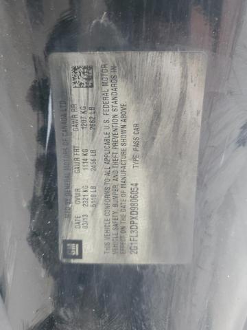 2G1FL3DPXD9806054 - 2013 CHEVROLET CAMARO ZL1 Чорний фото 12