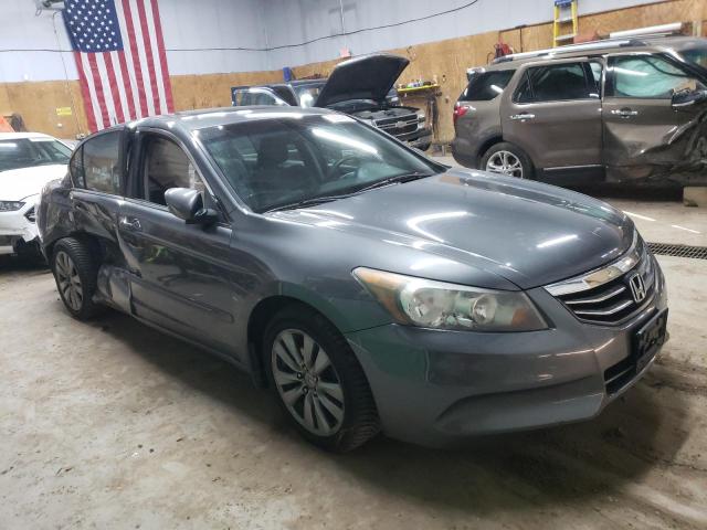 1HGCP2F74BA118530 - 2011 HONDA ACCORD EX GRAY photo 4