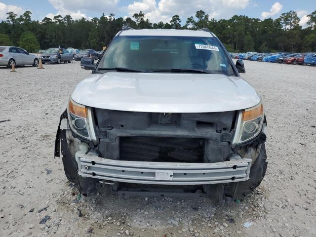 1FM5K7D82DGB52606 - 2013 FORD EXPLORER XLT WHITE photo 5