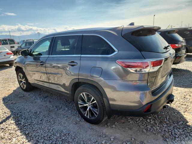 5TDJKRFH4GS285101 - 2016 TOYOTA HIGHLANDER XLE 灰色 照片 2