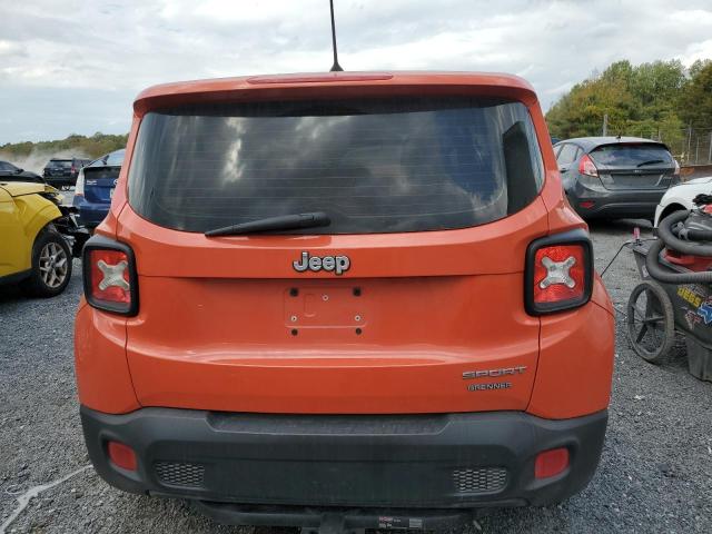 ZACCJAAT6FPB20221 - 2015 JEEP RENEGADE SPORT ORANGE photo 6