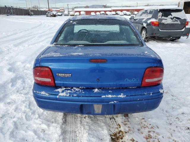 3B3ES47C6VT529004 - 1997 DODGE NEON HIGHLINE BLUE photo 6