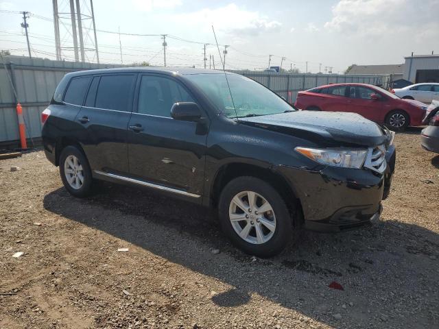 5TDBK3EH9CS174881 - 2012 TOYOTA HIGHLANDER BASE Noir photo 4
