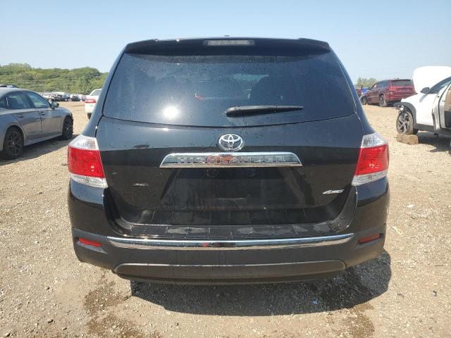 5TDBK3EH9CS174881 - 2012 TOYOTA HIGHLANDER BASE Noir photo 6