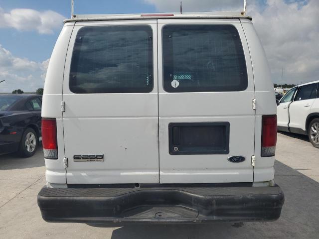 1FTNE24W28DA53823 - 2008 FORD ECONOLINE E250 VAN WHITE photo 6