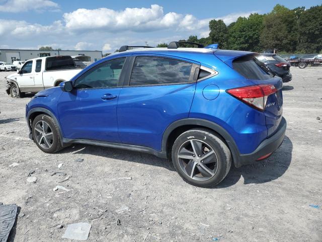 3CZRU5H58NM727510 - 2022 HONDA HR-V EX BLUE photo 2