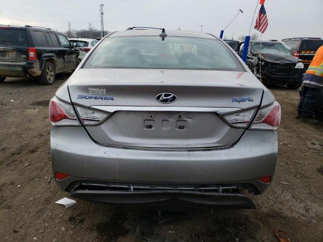 KMHEC4A45BA007363 - 2011 HYUNDAI SONATA HYBRID GRAY photo 6