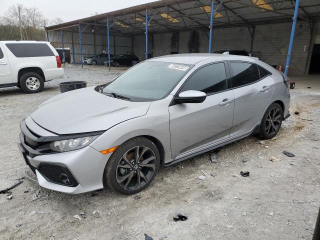 SHHFK7H41JU405905 - 2018 HONDA CIVIC SPORT Plata foto 1