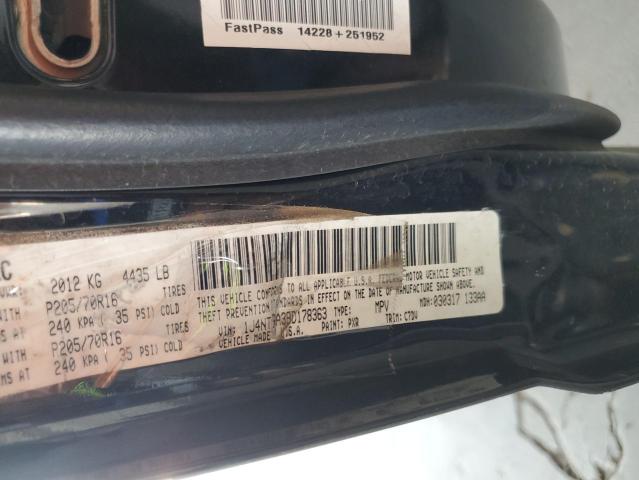 1J4NT1GA3BD178363 - 2011 JEEP PATRIOT SPORT შავი ფოტო 13