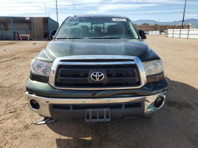 5TFRY5F10AX073343 - 2010 TOYOTA TUNDRA DOUBLE CAB SR5 GREEN photo 5