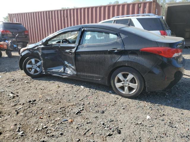 KMHDH4AE6DU732266 - 2013 HYUNDAI ELANTRA GLS BLACK photo 2