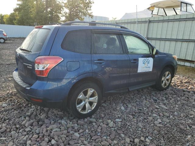 JF2SJAEC9EH421028 - 2014 SUBARU FORESTER 2.5I PREMIUM BLUE photo 3