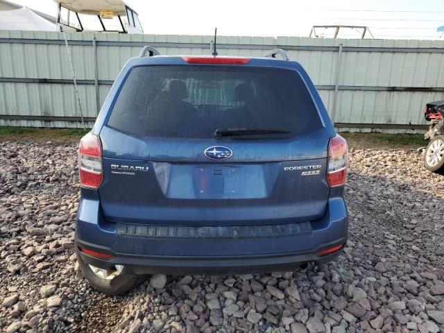 JF2SJAEC9EH421028 - 2014 SUBARU FORESTER 2.5I PREMIUM BLUE photo 6