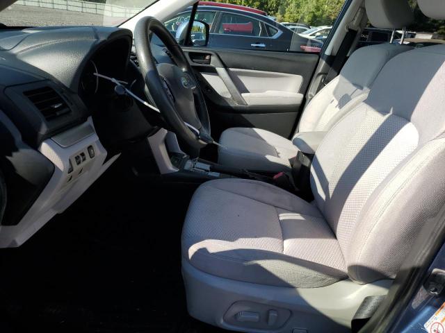 JF2SJAEC9EH421028 - 2014 SUBARU FORESTER 2.5I PREMIUM BLUE photo 7