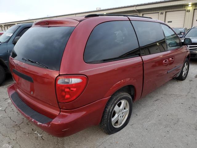 1D4GP24R57B150587 - 2007 DODGE GRAND CARA SE RED photo 3