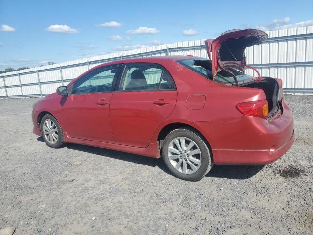 2T1BU40E19C161122 - 2009 TOYOTA COROLLA BASE RED photo 2