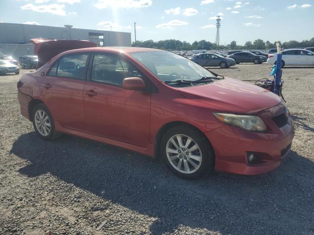 2T1BU40E19C161122 - 2009 TOYOTA COROLLA BASE RED photo 4