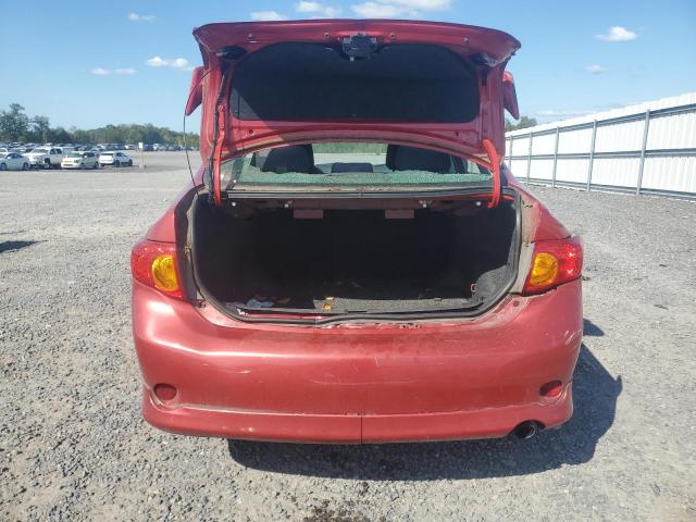 2T1BU40E19C161122 - 2009 TOYOTA COROLLA BASE RED photo 6