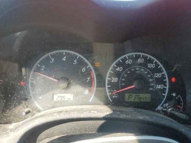 2T1BU40E19C161122 - 2009 TOYOTA COROLLA BASE RED photo 9