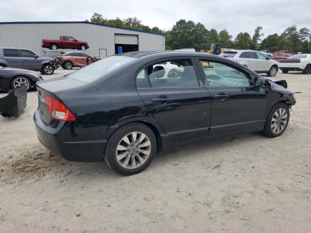 2HGFA16819H351214 - 2009 HONDA CIVIC EX BLACK photo 3