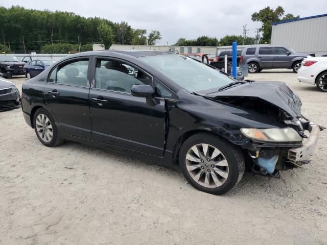 2HGFA16819H351214 - 2009 HONDA CIVIC EX BLACK photo 4