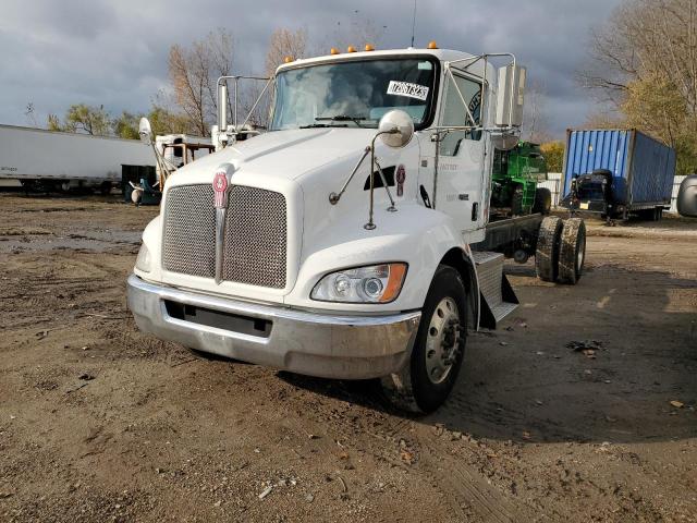 2NKHHM7X8EM413413 - 2014 KENWORTH CONSTRUCTI T370 WHITE photo 2