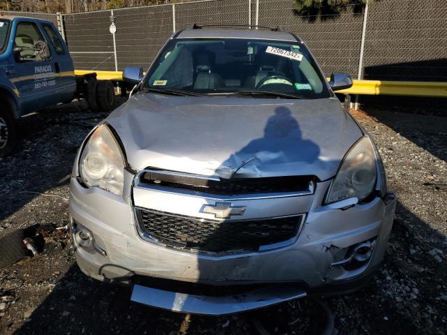 2GNFLGEK4C6142617 - 2012 CHEVROLET EQUINOX LTZ SILVER photo 5