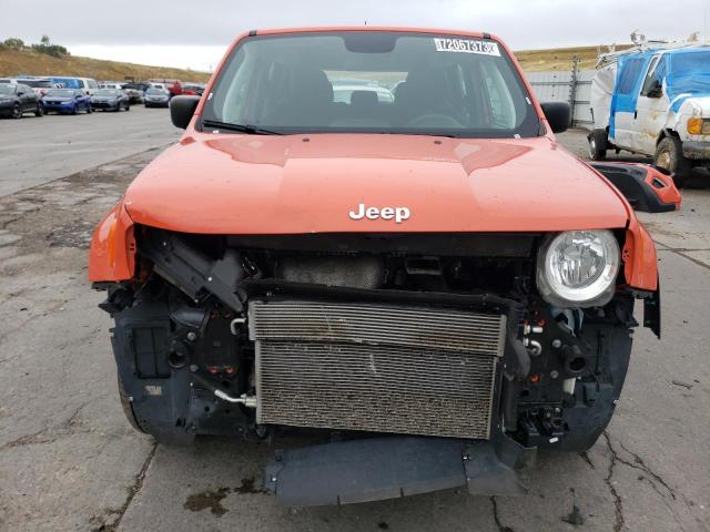 ZACNJBAB0KPJ91606 - 2019 JEEP RENEGADE SPORT ORANGE photo 5