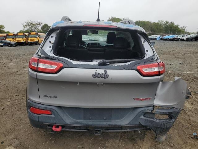 1C4PJMBS6GW132365 - 2016 JEEP CHEROKEE TRAILHAWK SILVER photo 6