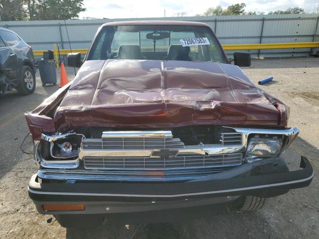 1GCCT14Z7P0153942 - 1993 CHEVROLET S TRUCK S10 RED photo 5