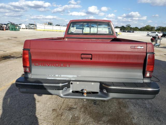 1GCCT14Z7P0153942 - 1993 CHEVROLET S TRUCK S10 RED photo 6