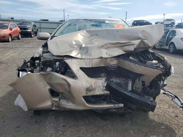 2T1BU4EE1AC288143 - 2010 TOYOTA COROLLA BASE GOLD photo 5