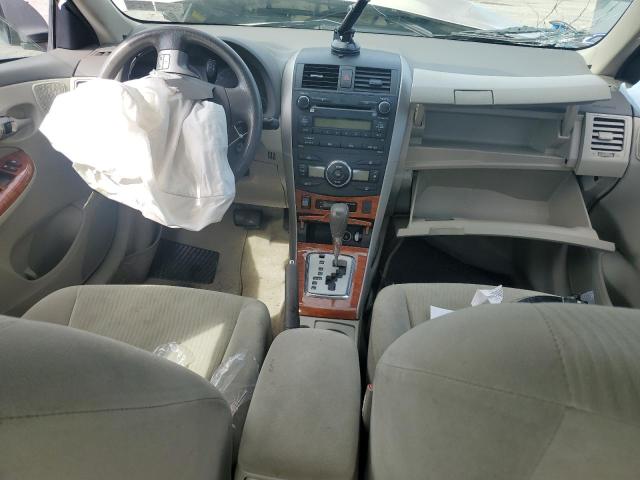 2T1BU4EE1AC288143 - 2010 TOYOTA COROLLA BASE GOLD photo 8