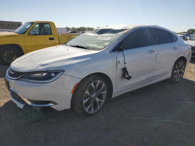 1C3CCCCB1FN558393 - 2015 CHRYSLER 200 C WHITE photo 1