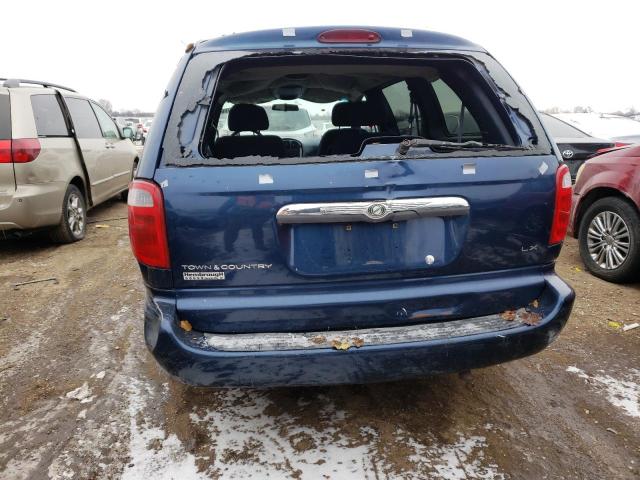 2C4GP44302R712944 - 2002 CHRYSLER TOWN & COU LX BLUE photo 6