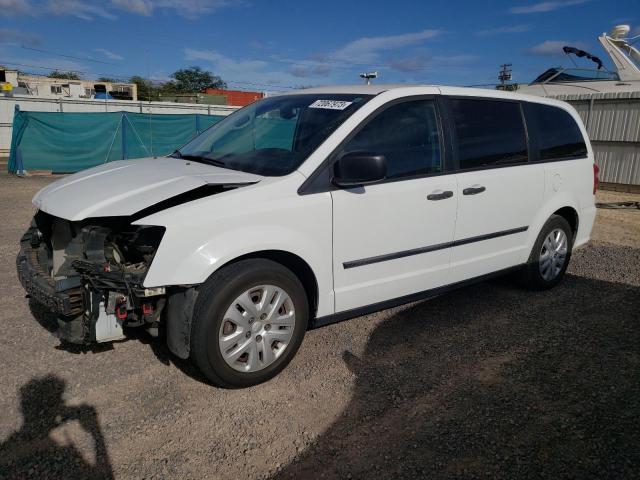 2C4RDGBG4ER378236 - 2014 DODGE GRAND CARA SE WHITE photo 1